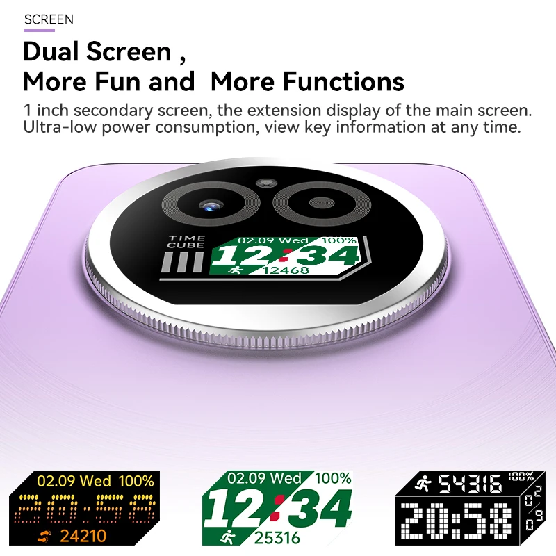 IIIF150 Action A5Pro Phone Dual Screen Design Smartphone Android 15 8GB RAM 256GB ROM 6.8" HD+ Display 5100mAh Battery - Image 3