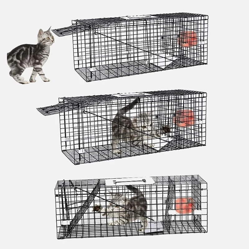 Automatic Mousetrap Animal Cage Trap Home Garden Rat Trap Mouse Catcher Iron Net for Rabbits Squirrels - Image 3