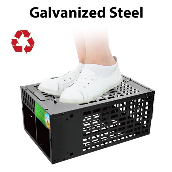 High Quality Double-door Big Mouse Rats Live Trap Cage/Strong Catch Bait/Pest Control - Image 4