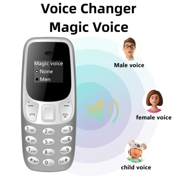 SERVO BM10 Dual SIM Super Mini Mobile Phone Bluetooth Dial Magic Voice Low Radiation Small Feature Cellular Phones Multilanguage - Image 5