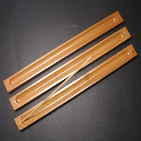 1Piece Bamboo Material Stick Incense Plate Incense Holder Fragrant Ware Stick Incense Burner Sage - Image 5