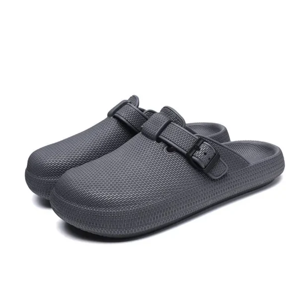 Bebealy Classic Men Garden Shoes Casual Waterproof Beach Slippers Men Clogs Summer EVA Flat Sandals Vacation Pool Men Shoes - Image 6