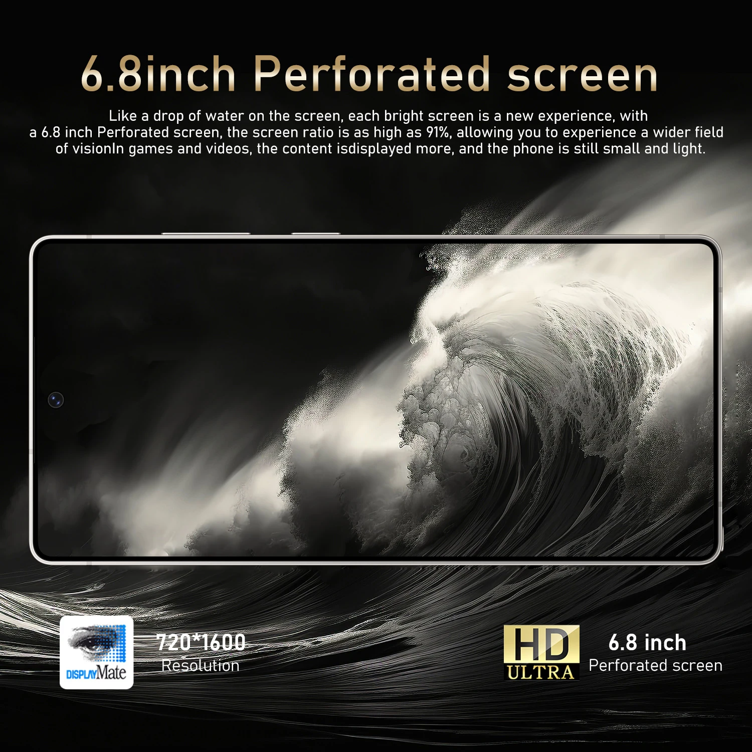 FUFFI S24 Pro Smartphone Cellphone Android 12 6.8inch Screen,8+256GB 16+32MP Mobile phone 4100mAh Google Play Store Phone - Image 5