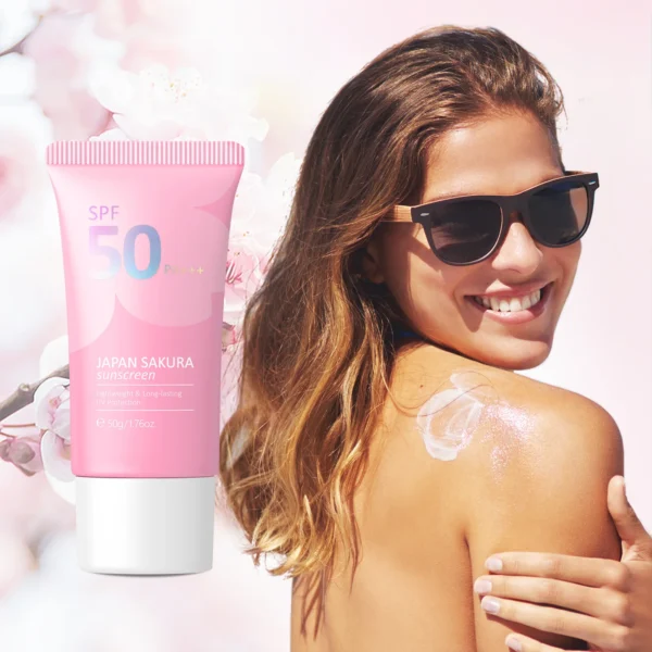9pcs Facial Products Kit Sakura Skin Care Set Facial Cleanser Face Cream Sunscreen Facial Mask Eye Cream Korean Skincare Product - Image 2