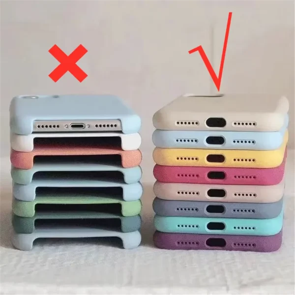 Original Liquid Silicone Phone Case for Apple iPhone 16 15 13 14 11 12 Pro Max Cases for iPhone 15 14 16 Plus Full LOGO Cover - Image 6