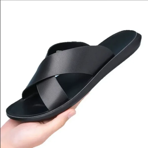 Men's Beach Shoes Anti-Slip Slippers Casual Summer New Style Men's Sandals Comfortable Breathable Slip-On Water Shoes - Image 5