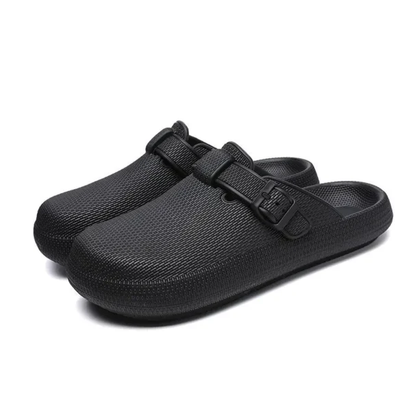 Bebealy Classic Men Garden Shoes Casual Waterproof Beach Slippers Men Clogs Summer EVA Flat Sandals Vacation Pool Men Shoes - Image 5
