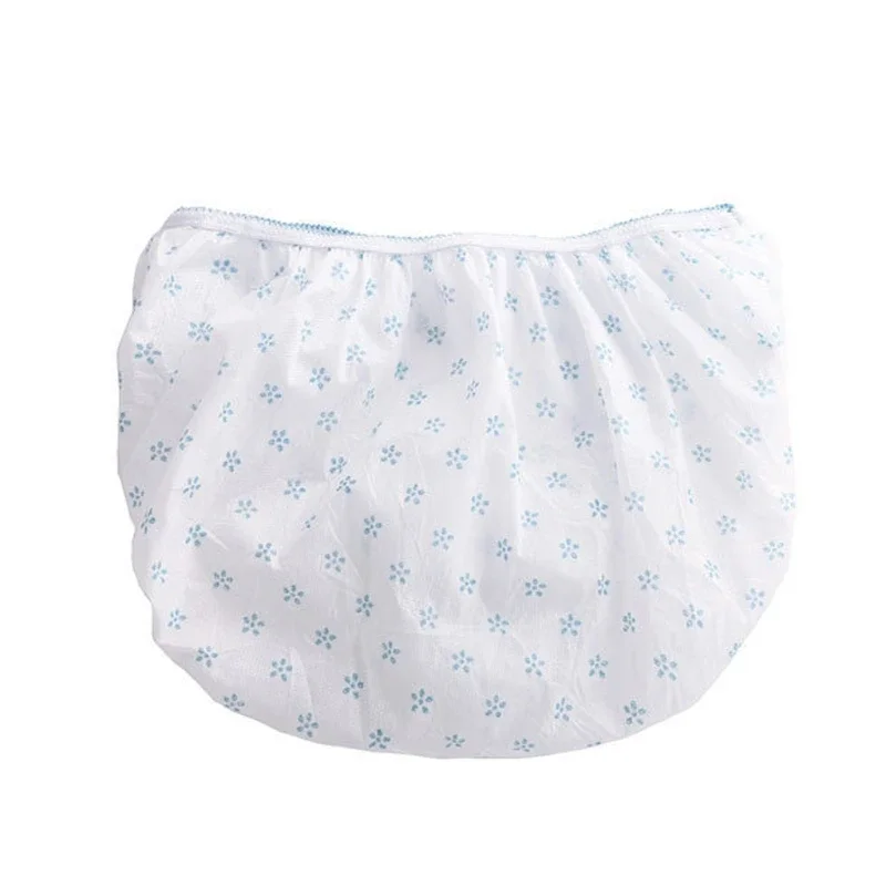 7 Pcs Cotton Pregnant Disposable Underwear Flowers Panties Non-woven Fabrics Briefs Prenatal pregnancy Postpartum Underpants - Image 5