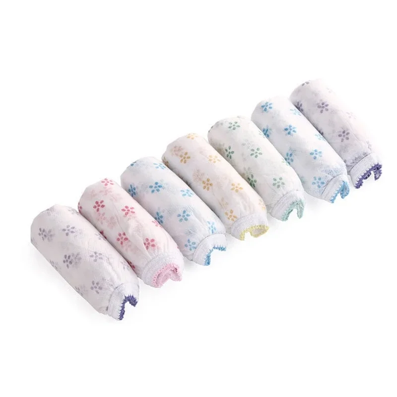 7 Pcs Cotton Pregnant Disposable Underwear Flowers Panties Non-woven Fabrics Briefs Prenatal pregnancy Postpartum Underpants - Image 2