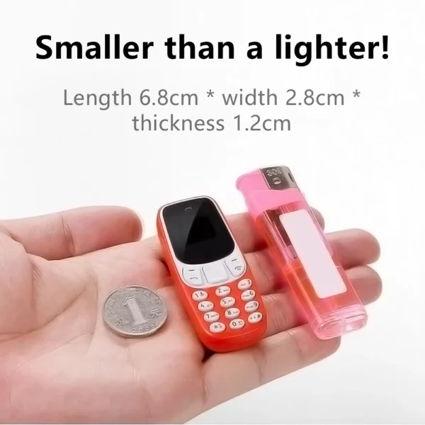 SERVO BM10 Dual SIM Super Mini Mobile Phone Bluetooth Dial Magic Voice Low Radiation Small Feature Cellular Phones Multilanguage - Image 2