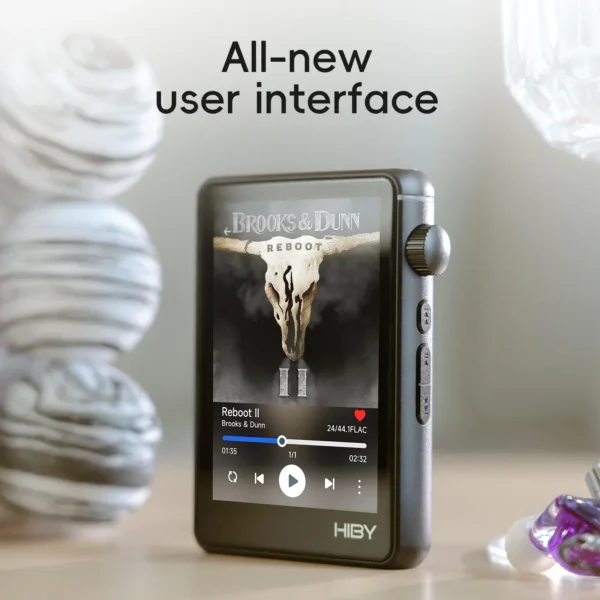 HiBy R3 II 2025 / R3 Gen 2 Music Player Bluetooth 5.1 WiFi MQA16X DSD256 Web Radio USB Audio Dongle DAC X1600E ES9219C 3.2‘’ - Image 3