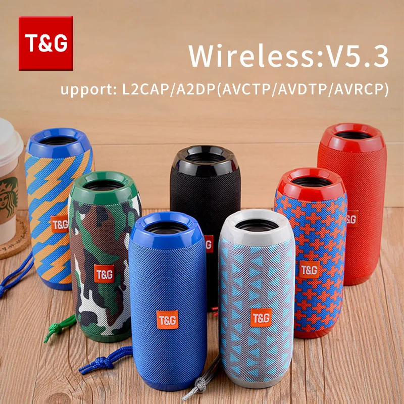 Bluetooth Speaker T&G TG117 Portable TWS Sound Box Waterproof Loudspeaker Outdoor Stereo Surround Speakers Support TF FM Radio - Image 6