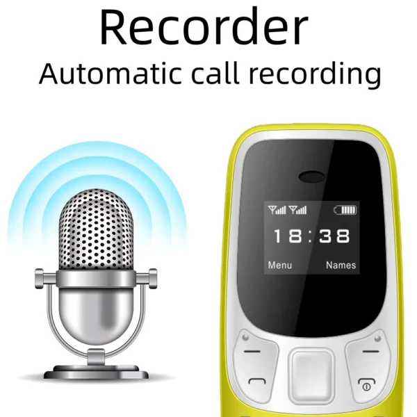 SERVO BM10 Dual SIM Super Mini Mobile Phone Bluetooth Dial Magic Voice Low Radiation Small Feature Cellular Phones Multilanguage - Image 4