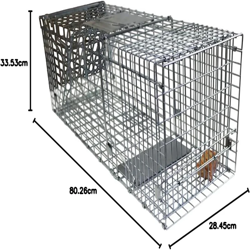 Automatic Mousetrap Animal Cage Trap Home Garden Rat Trap Mouse Catcher Iron Net for Rabbits Squirrels - Image 5