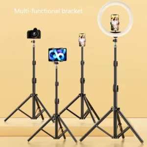 Mobile phone live support photo tripod multi-functional video recording selfie landing tripod