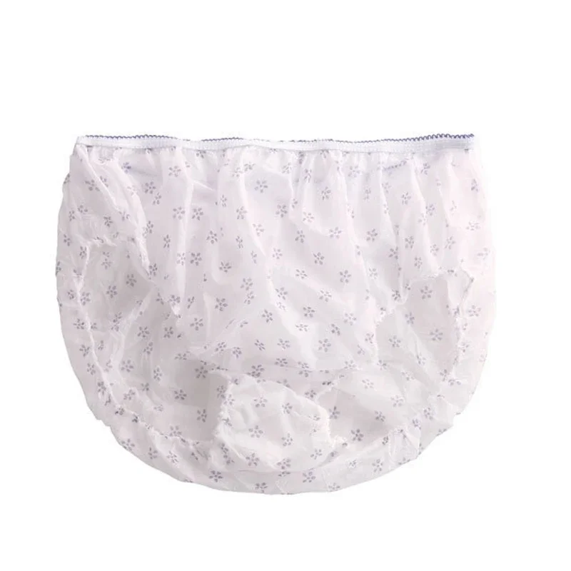 7 Pcs Cotton Pregnant Disposable Underwear Flowers Panties Non-woven Fabrics Briefs Prenatal pregnancy Postpartum Underpants - Image 6