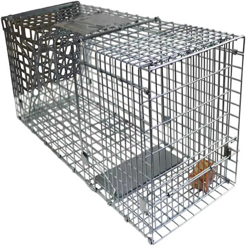 Automatic Mousetrap Animal Cage Trap Home Garden Rat Trap Mouse Catcher Iron Net for Rabbits Squirrels - Image 4