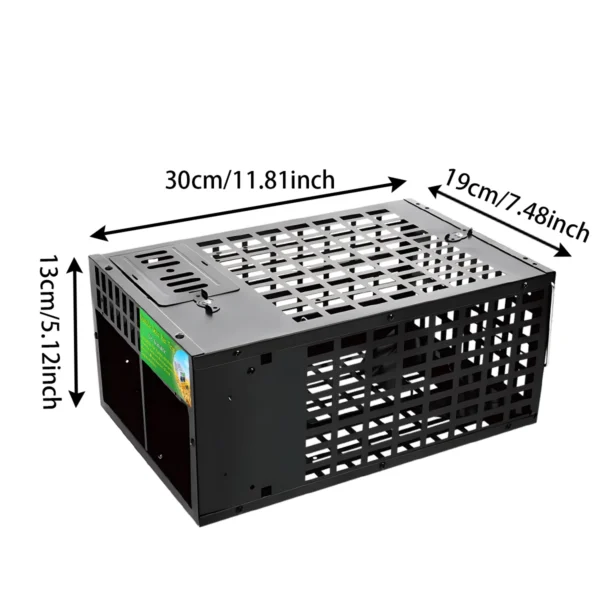 High Quality Double-door Big Mouse Rats Live Trap Cage/Strong Catch Bait/Pest Control - Image 6