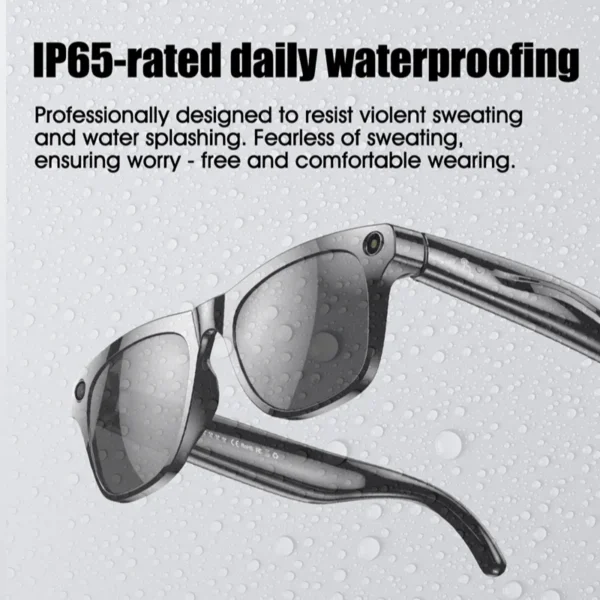 4K AI Smart Photochromic Glasses Multifunction Camera Bluetooth Call Voice Assistant Music Player Translate Glasses For Xiaomi - Image 3