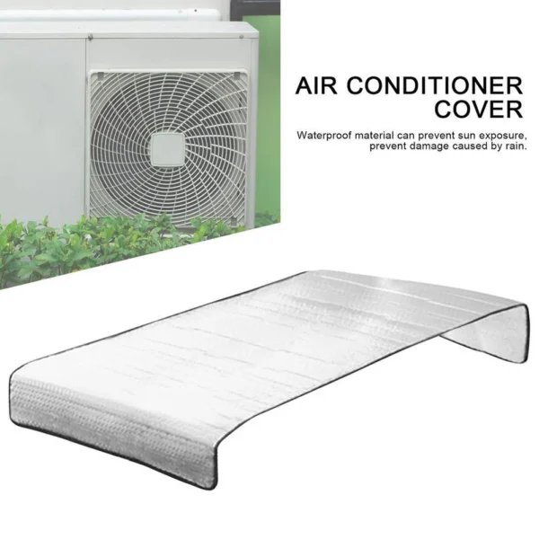 46x95CM Air Conditioning Cover Outdoor Sun Rainproof Anti-Dust Anti-Snow Cleaning Cover Home Air Conditioner Keep Cleaning Tool - Image 2