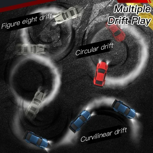 New 4WD 2.4GHZ RC Simulation Mini Drift Car Palm Racing Model Desktop Toys 1/64 Scale Remote Control Car Gift For Children Boys - Image 3