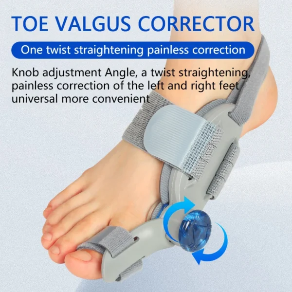 Unisex Bunion Corrector Foot Hallux Valgus Braces Rotatable Toe Separator Straightener Adjustable Pedicure Finger Toe Corrector - Image 5