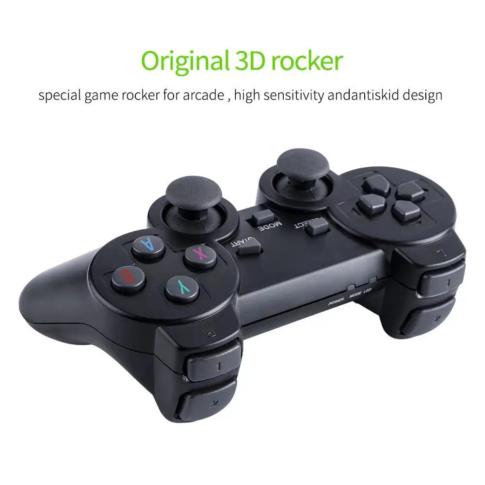 Update Retro Video Game Console 2.4G Wireless Console Game Stick 4k 20000 Game 64G Portable Dendy Game Console for GBA/FC/PS1/MD - Image 6