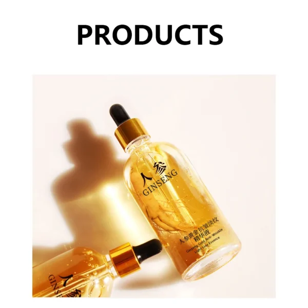 Ginseng Essence Polypeptide Essential Oil Gold Polypeptide Smoothes Wrinkles Essence Tighten Loose Skinreduce Fine Lines - Image 6