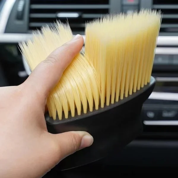 Car interior sweeping dust soft brush car wash tool artifact car interior gap dust brush air outlet cleaning brush - Image 5