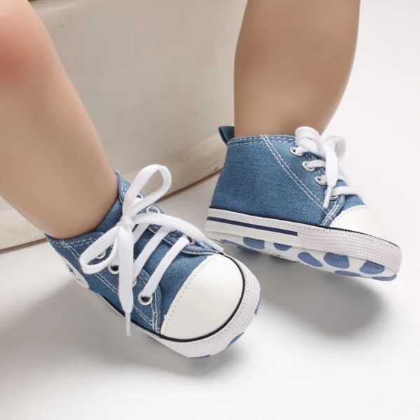 Infant Toddler Anti-slip Baby Shoes Baby Canvas Classic Sneakers Newborn Star Sports Shoes Baby Boys Girls First Walkers Shoes - Image 5