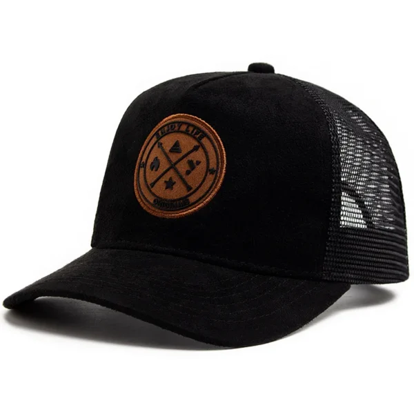Four Seasons Mesh Baseball Cap Women Men Fashion Casual Breathable Letter Icon Unisex HipHop Trucker Caps Outdoor Sports Dad Hat - Image 3