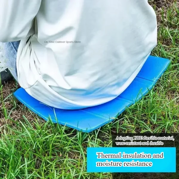 Folding Anti-Moisture Mat Outdoor Portable Insulation Anti-Moisture Hiking Seat Mat XPE Foam Moisture-Proof Butt Mat - Image 3
