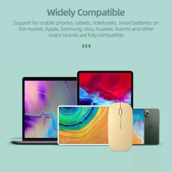 Silent Bluetooth Mouse Marcaron Computer Laptop Optical Mouse Wireless for iPad Samsung Tablet Universal Mice Noiseless - Image 4