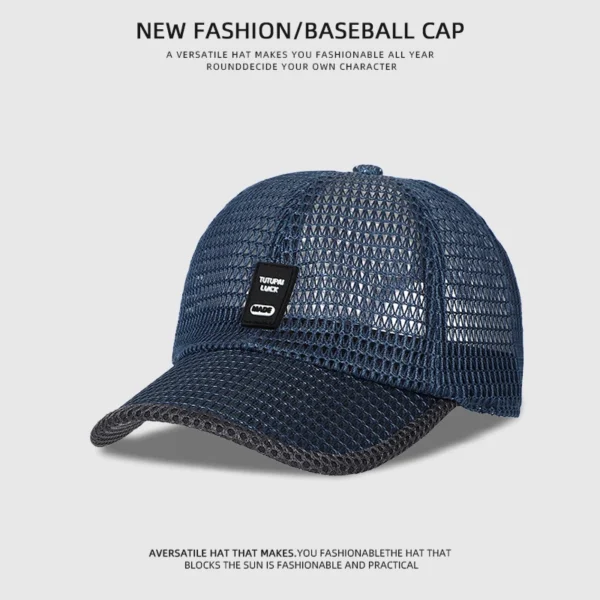 [NORTHWOOD] Men's Mesh Baseball Cap Breathable Summer Caps Dad Hat Outdoor Fishing Hats Bone Gorras Snapback Trucker Cap - Image 4