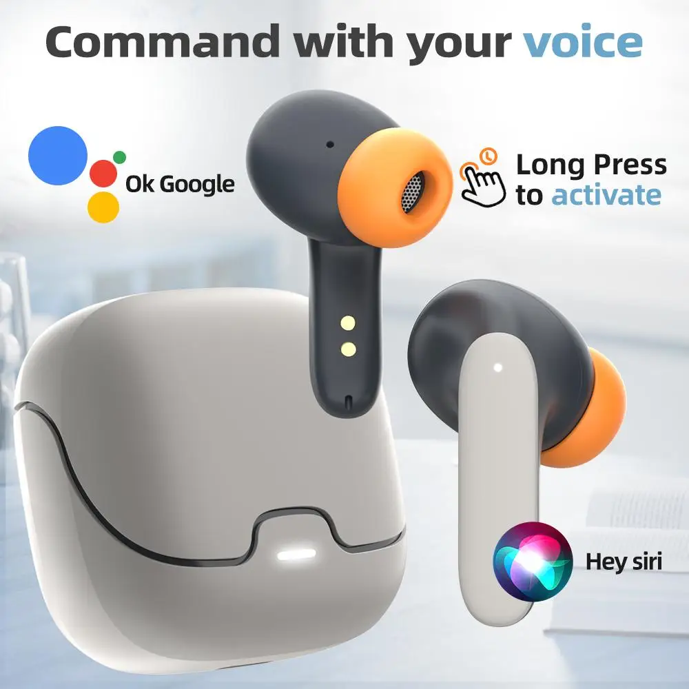 5.4 Bluetooth TWS Wireless Bluetooth Earphones Ultra-low Latency Dual Microphone ENC Noise Cancelling in Ear Bluetooth Earphones - Image 4