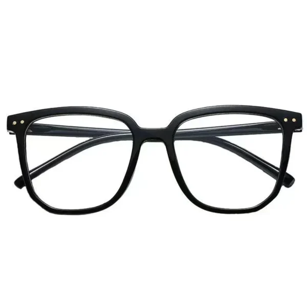 Anti-blue Light Glasses for Women with Regular Eyeglass Frame Finished Retro Flat Light Frame - Image 4