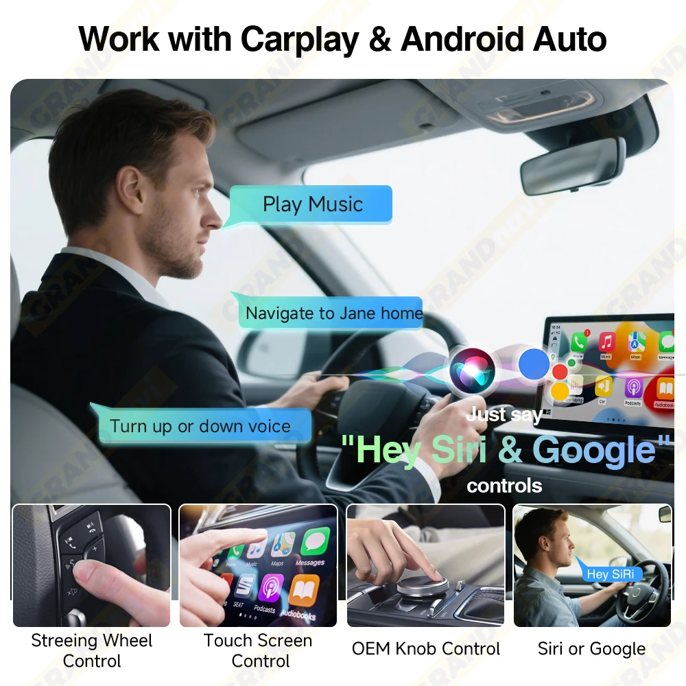 2025 New 2IN1 Wireless CarPlay Android Auto USB Adapter Dongle Smart Mini Box Plug Play For VW Toyota Nissan Honda Ford Benz KIA - Image 6
