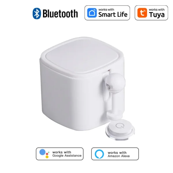 Tuya Bluetooth Smart Finger Robot Switch Button Pusher Bot Remoter APP Control Home Appliance Google Home Alexa Voice Assistant