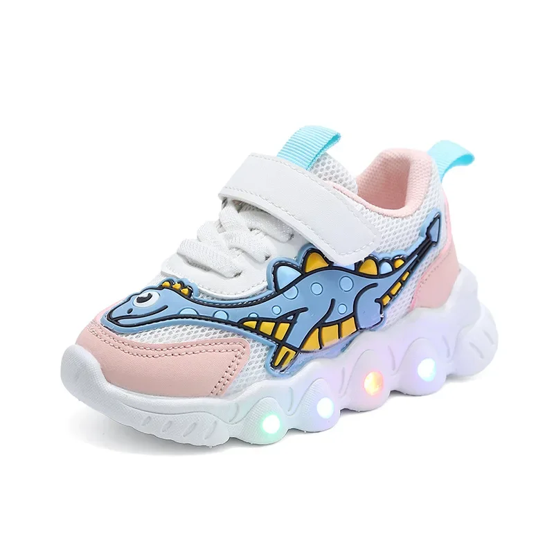 Tennis Shoe LED Children Trainer Cartoon Boy Casual Sneaker for Boy Kid Shoe for Girl Mesh Breathable Shoe Baby Illuminated Shoe - Image 5