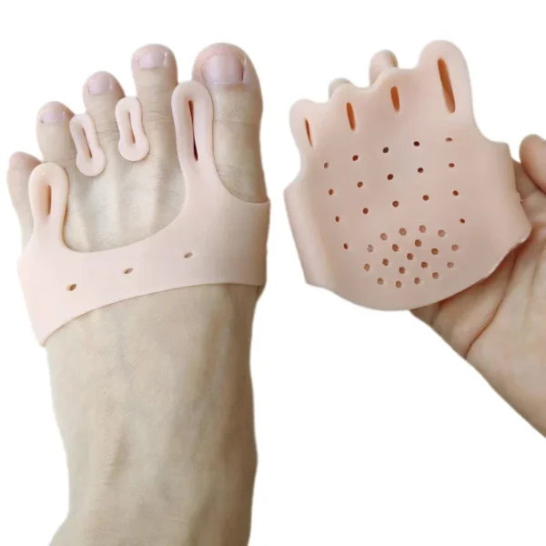 2pieces=1pair Gel Silicone Bunion Corrector Toe Separators Forefoot Pads Orthopedic Braces Orthotic Hallux Valgus Spacers - Image 3