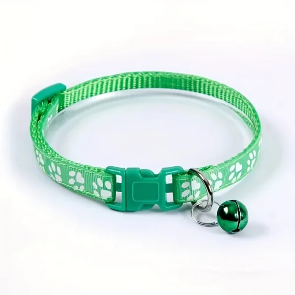 Fashion Pet Cats Collar Colorful Pattern Cute Bell Adjustable Collars For Cats Kitten DIY Ring Necklace Pet Accessories - Image 5