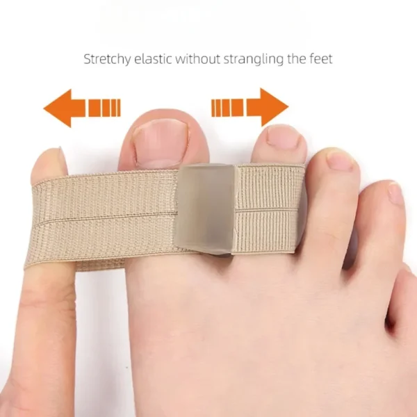 1/2Pc Two Toe Separator Hallux Valgus Bunion Corrector Orthotics Feet Bone Adjuster Thumb Straightener Pedicure Foot Care Tools - Image 4