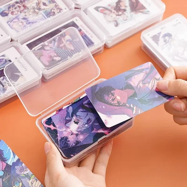 10/3Pcs Transparent Plastic Boxes Playing Cards Container Storage Case Packing Poker Game Card Box Board Games Card Organizer - Image 6