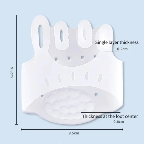 2pieces=1pair Gel Silicone Bunion Corrector Toe Separators Forefoot Pads Orthopedic Braces Orthotic Hallux Valgus Spacers - Image 6