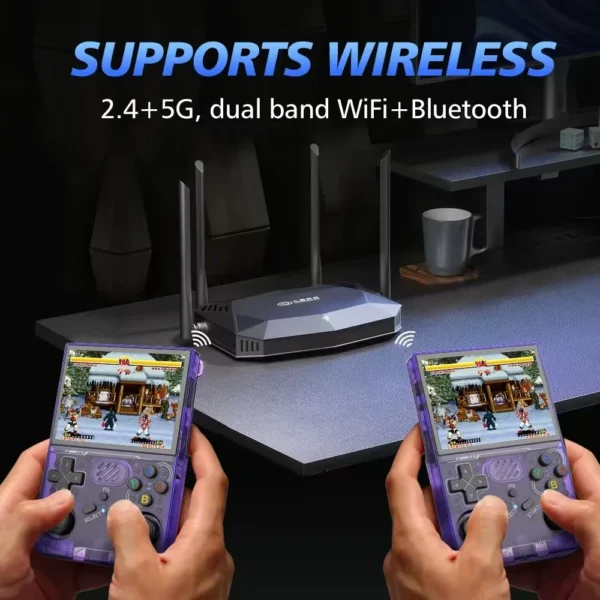 R36S updated R36XX Retro Handheld Game Console Linux ARKOS 3.5Inch IPS Screen Portable Pocket Video Player Wi-Fi Games Kid Gift - Image 5