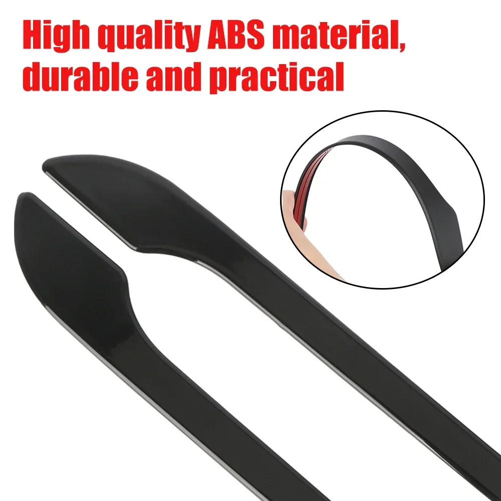 4pcs Set of Black Carbon Fiber Door Handle Covers for Tesla Model 3 & Y - Scratch-Resistant Tape Polished Finish Amagi - Image 3