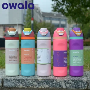 Owala Insulated Stainless Steel Water Bottle with Straw, BPA-Free Sports Water Bottle, Great for Travel, 24Oz/32 Oz,