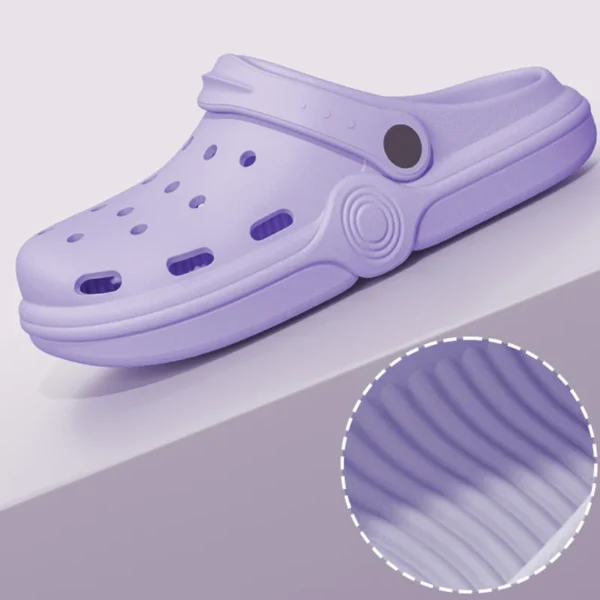 Dongdong Shoes Women's New Trendy Summer Thick Sole Increase Anti Slip Fashion Work Beach Baotou Slippery Sandals - Image 4