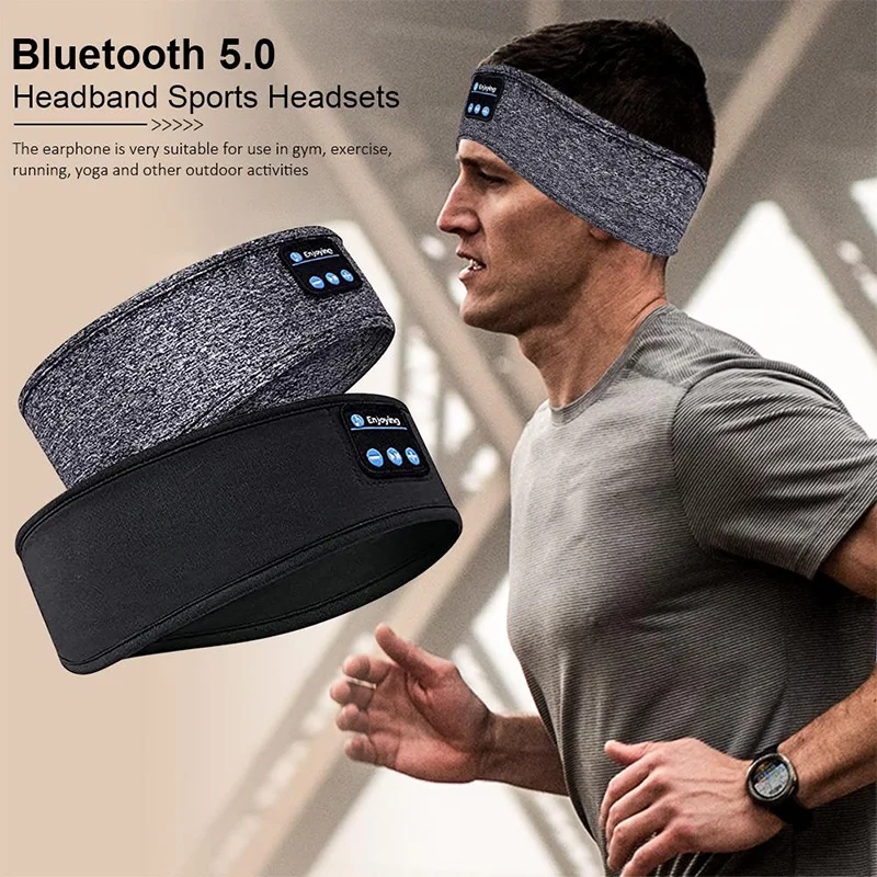 Fone Bluetooth Earphones Sports Sleeping Headband Elastic Wireless Headphones Music Eye Mask Wireless Bluetooth Headset Headband - Image 3