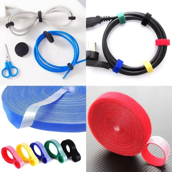 1/5M Cable Organizer Cable Management Wire Winder Tape Earphone Mouse Cord Management Ties Protector For iPhone Xiaomi Samsung - Image 6